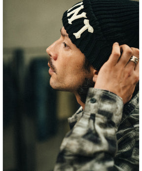 KNIT CAP/SAINT/BLACK