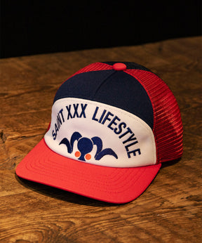 MESH CAP / LIFE STYLE / NAVY+RED - SAINT MXXXXXX (セントマイケル