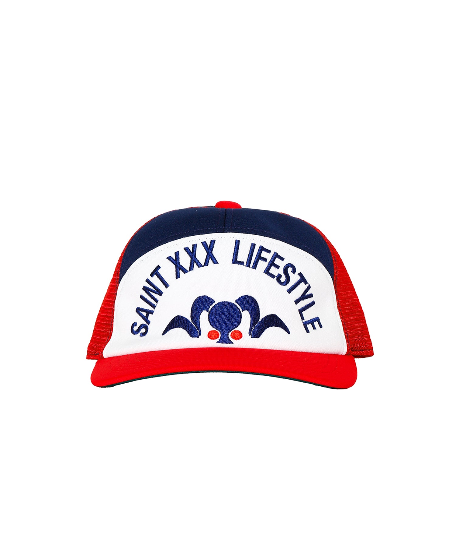 MESH CAP / LIFE STYLE / NAVY+RED - SAINT MXXXXXX (セントマイケル