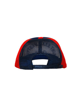 MESH CAP / LIFE STYLE / NAVY+RED