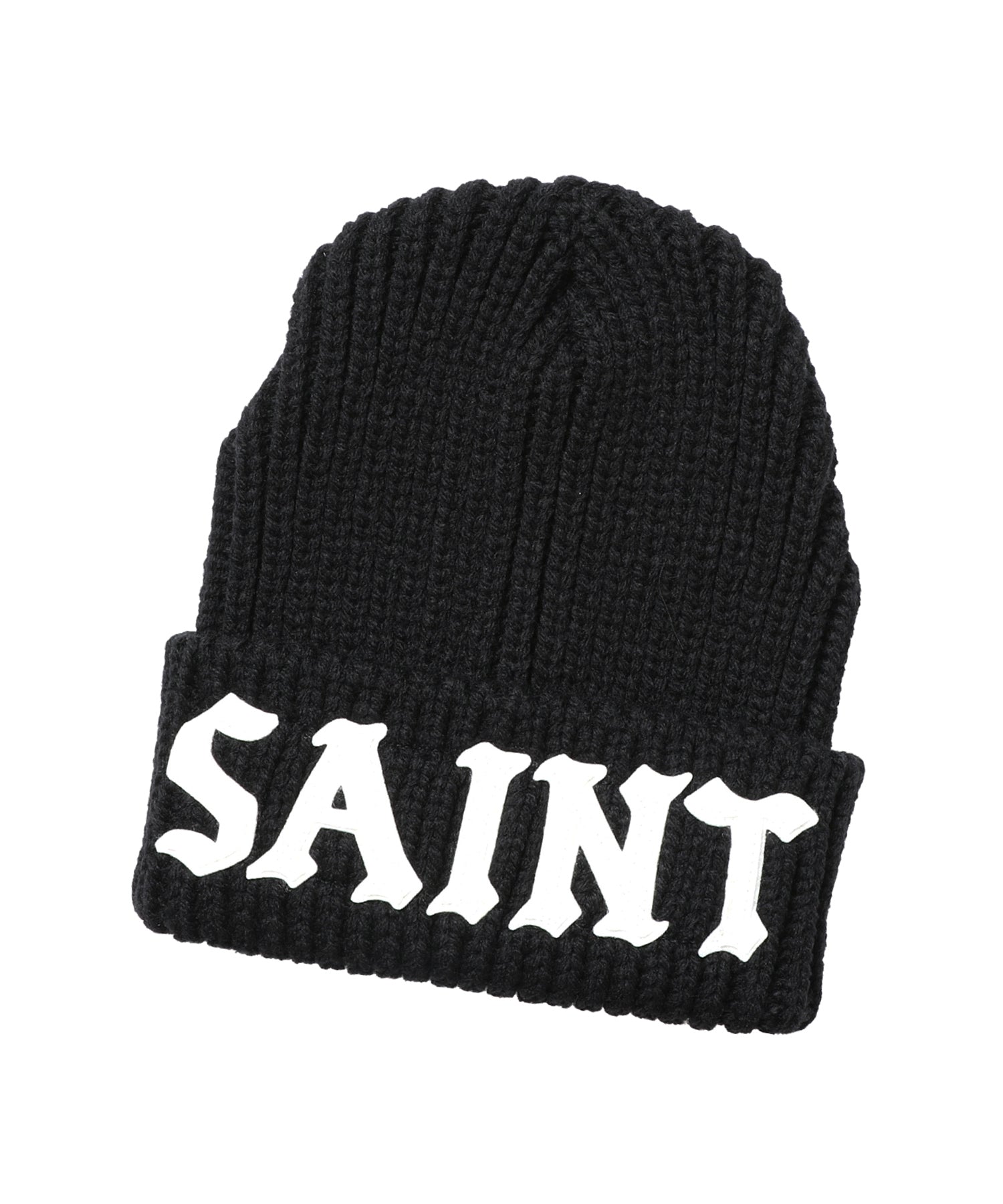 KNIT CAP/SAINT/BLACK - SAINT MXXXXXX (セントマイケル) - cap