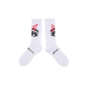 SOCKS / EYE / WHITE