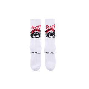 SOCKS / EYE / WHITE