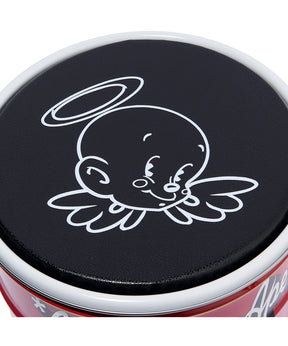 BAPE_CAN STOOL/WHITE+RED