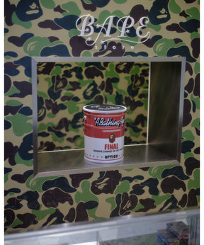 BAPE_CAN STOOL/WHITE+RED