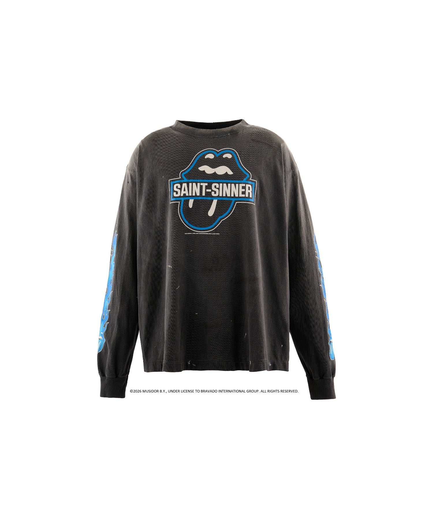 TRS_LS T-SHIRT/FIRE/BLACK
