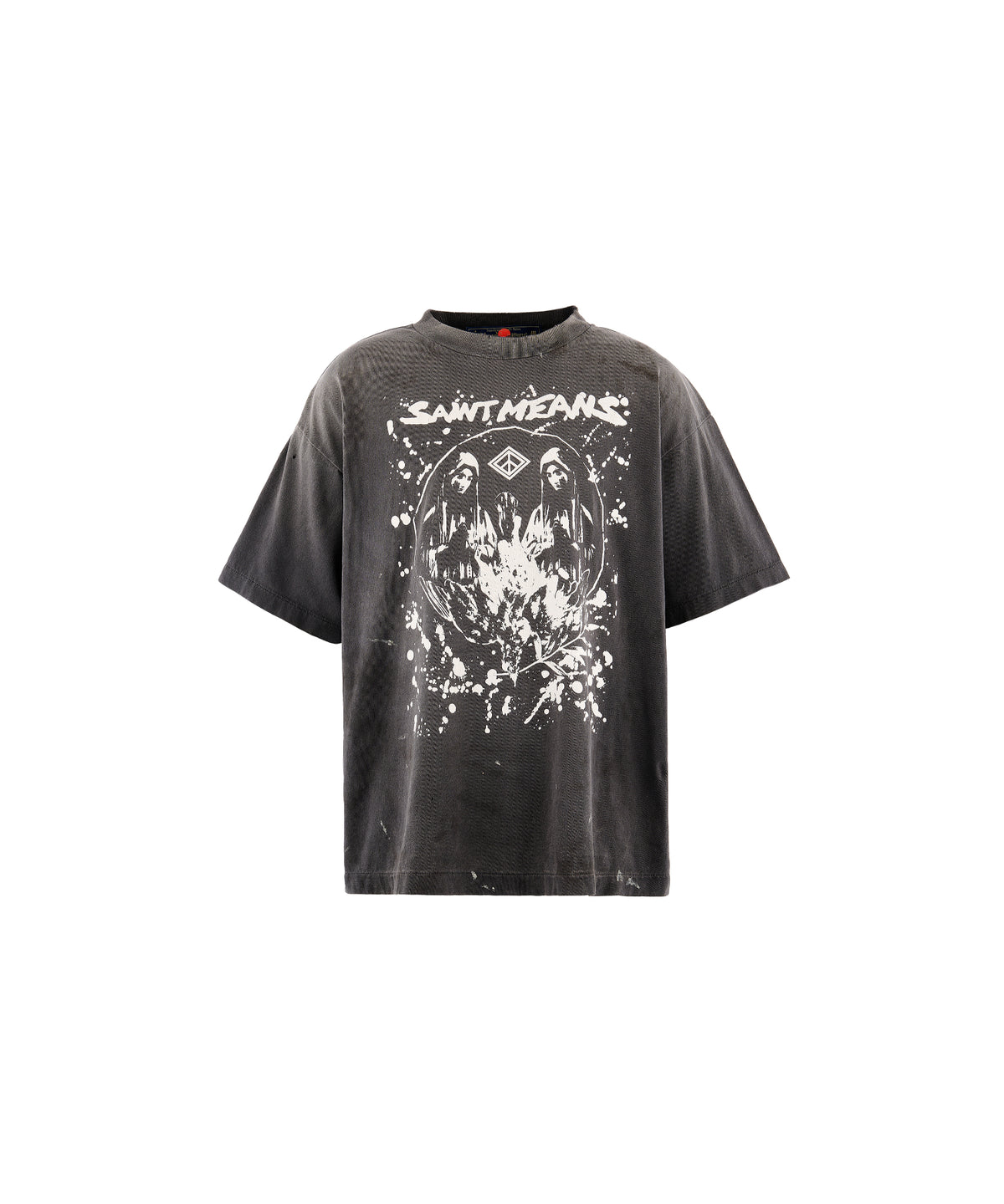 BKM_SS T-SHIRT/SAINT MEANS/BLACK