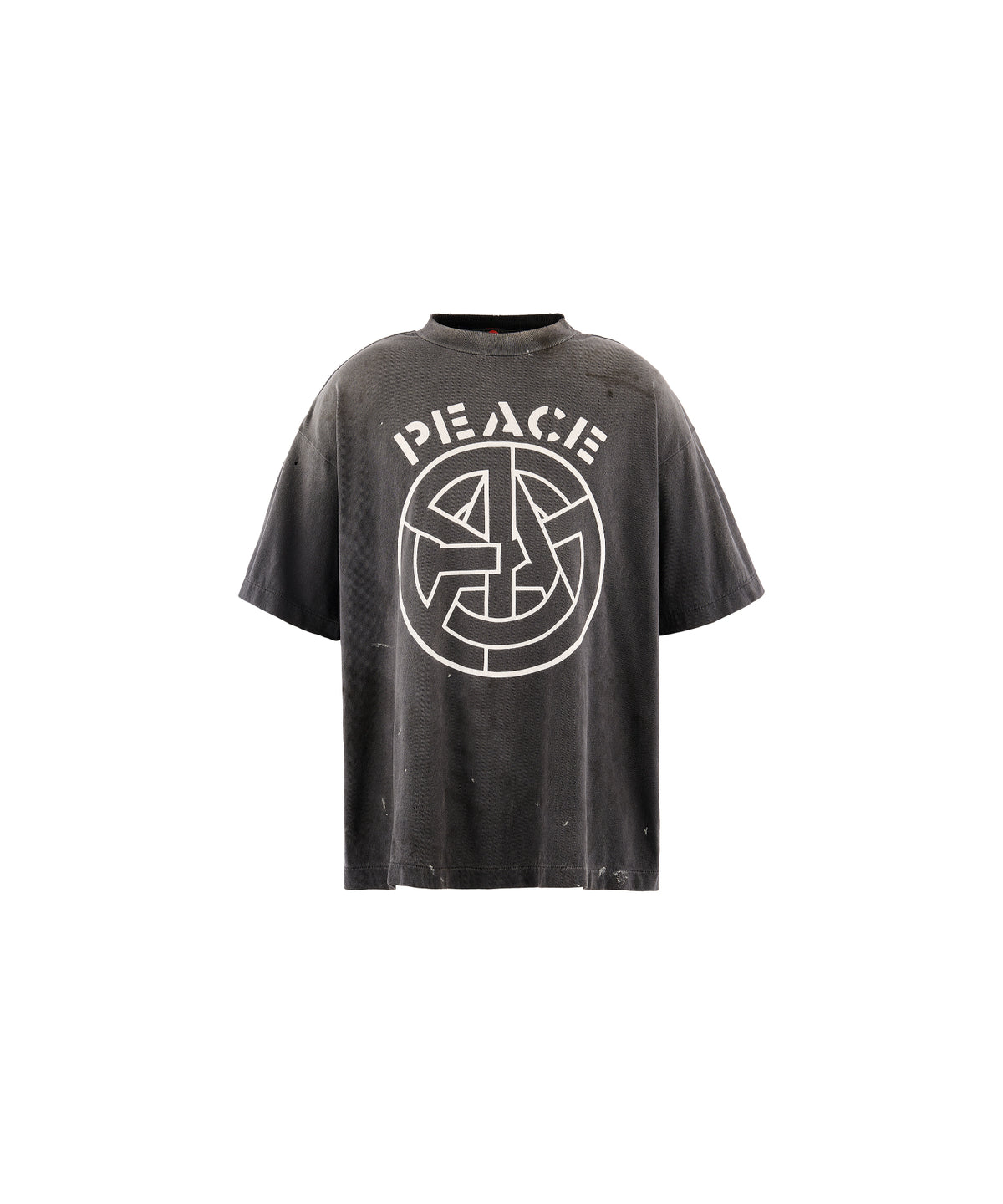 BKM_SS T-SHIRT/PEACE/BLACK