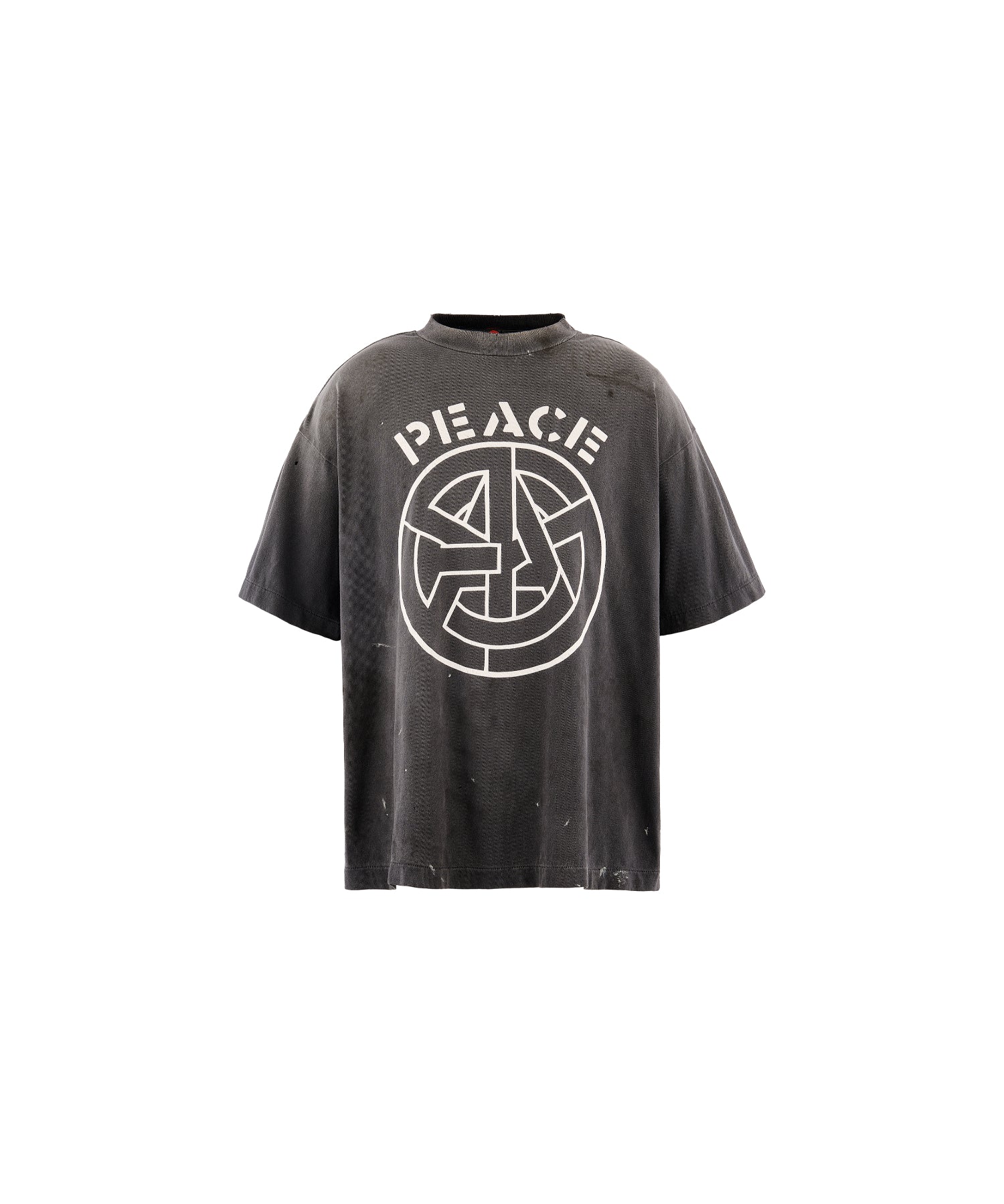 BKM_SS T-SHIRT/PEACE/BLACK