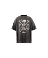BKM_SS T-SHIRT/PEACE/BLACK