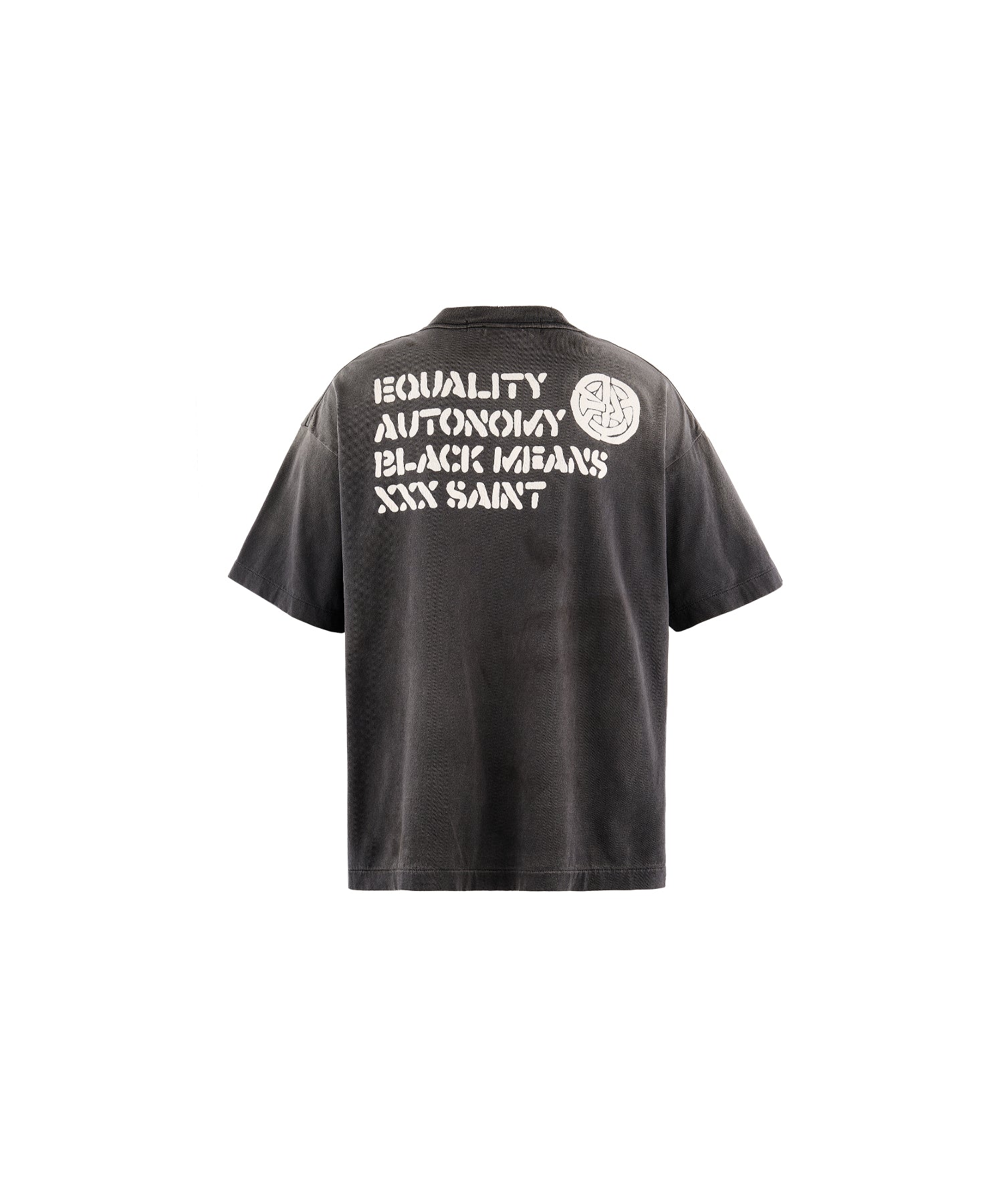 BKM_SS T-SHIRT/PEACE/BLACK