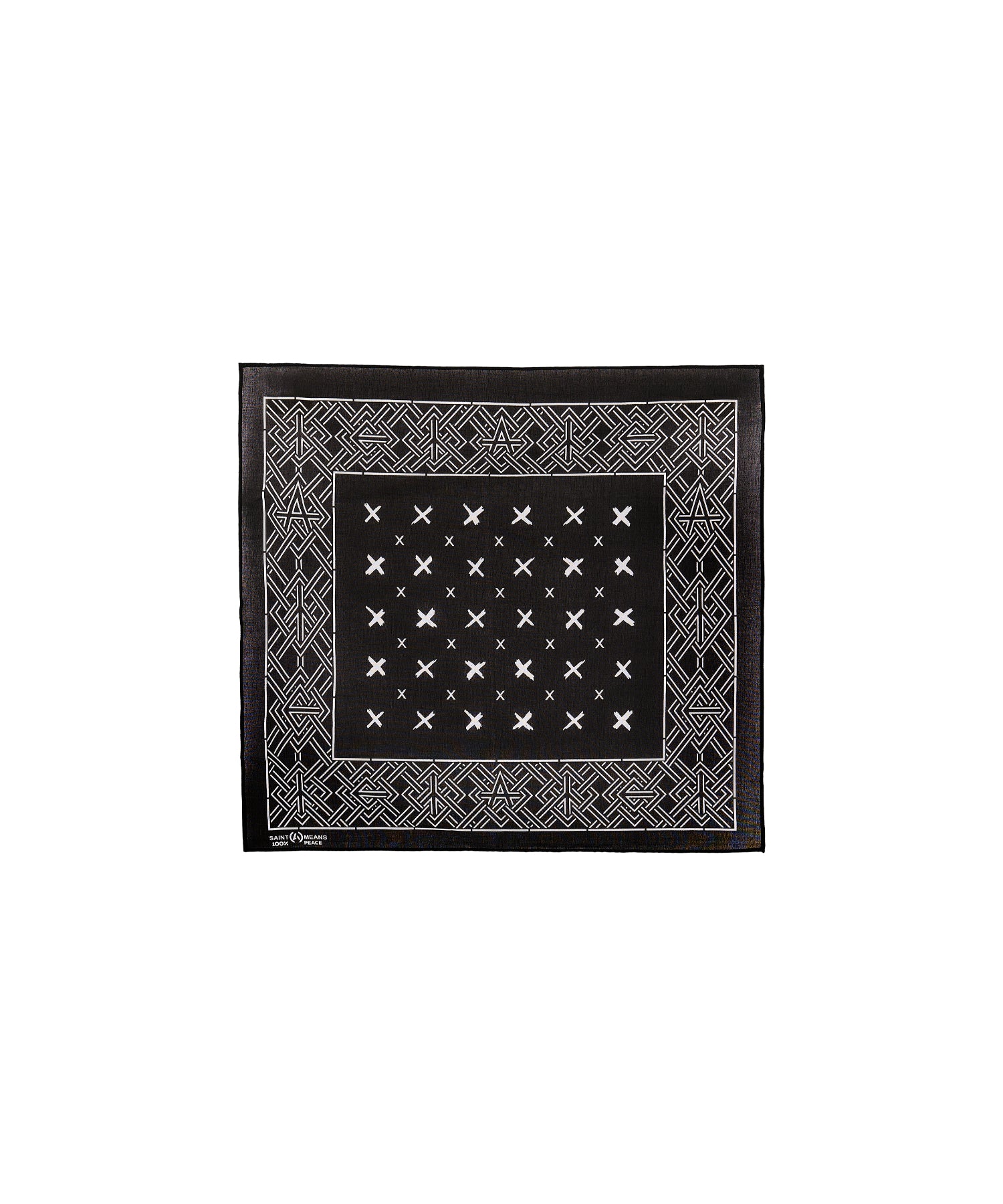 BKM_BANDANA/CROSS/BLACK