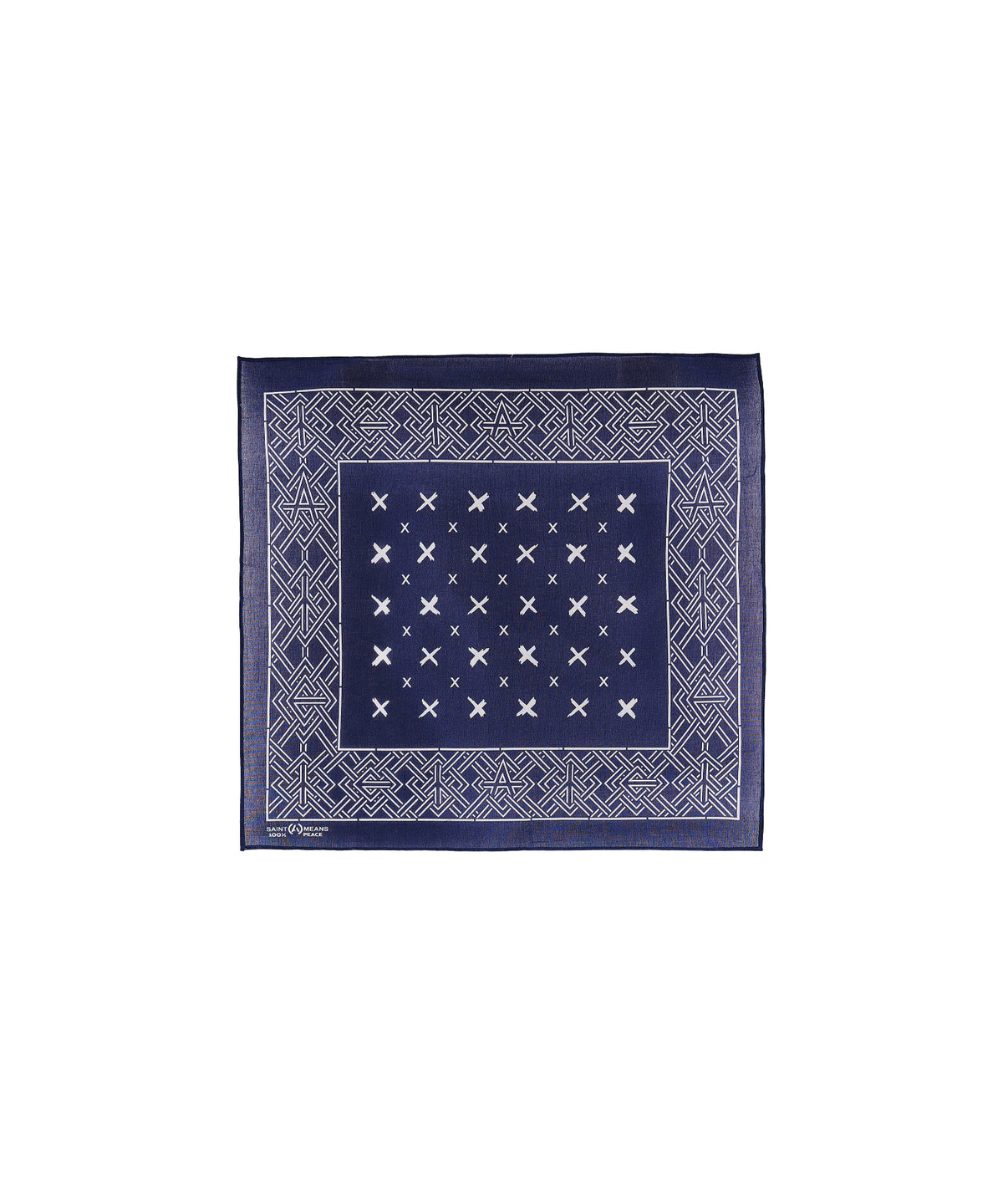 BKM_BANDANA/CROSS/NAVY