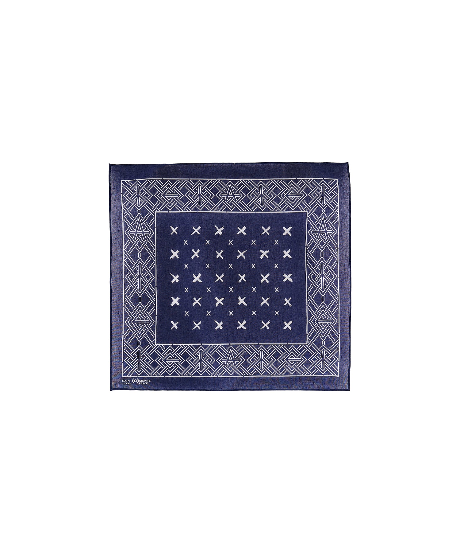 BKM_BANDANA/CROSS/NAVY