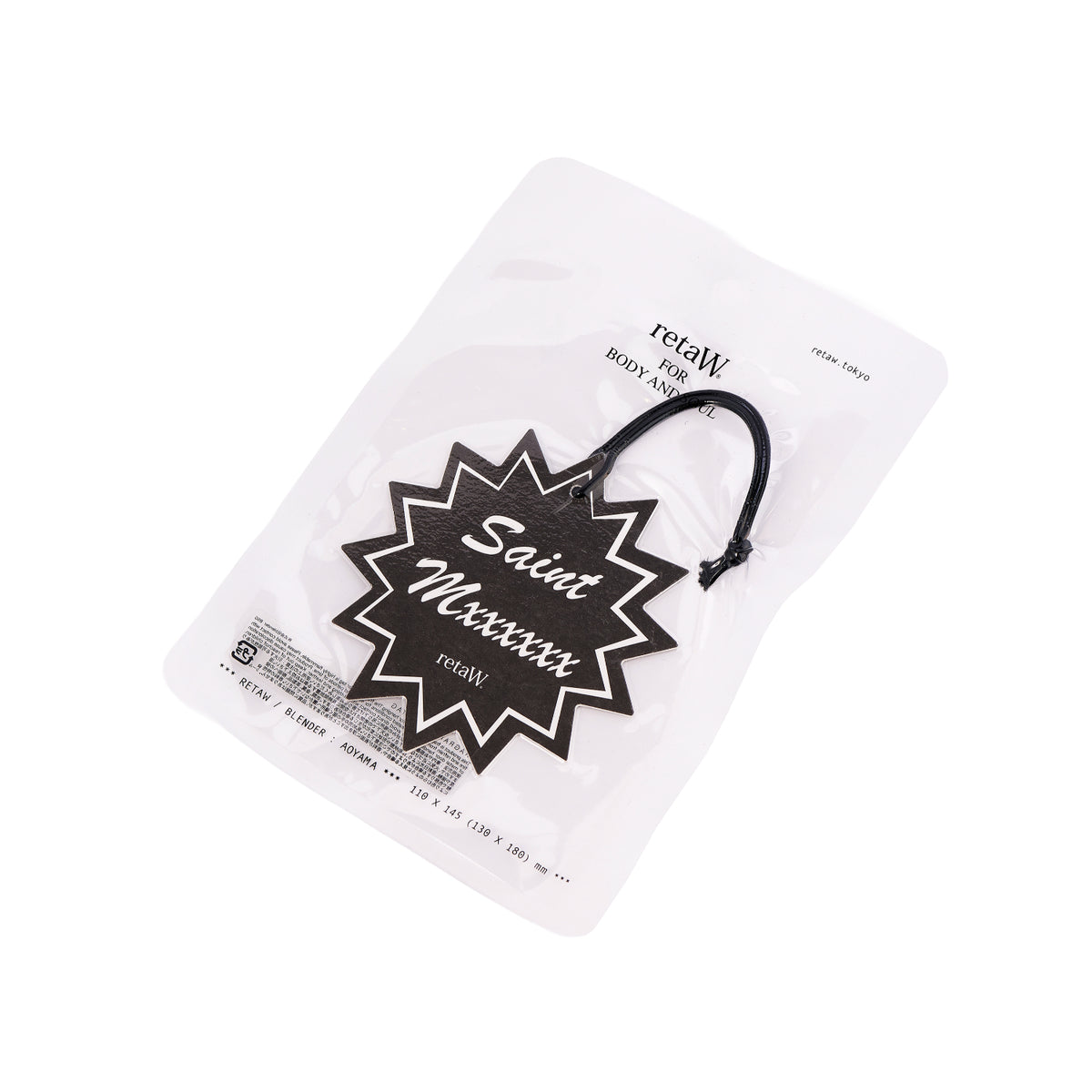 retaW_FRAGRANCE CAR TAG/BLACK - SAINT MXXXXXX (セントマイケル
