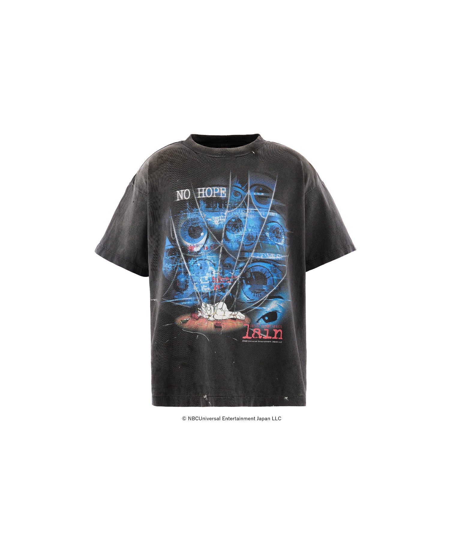 LAIN_SS T-SHIRT / NO HOPE / BLACK