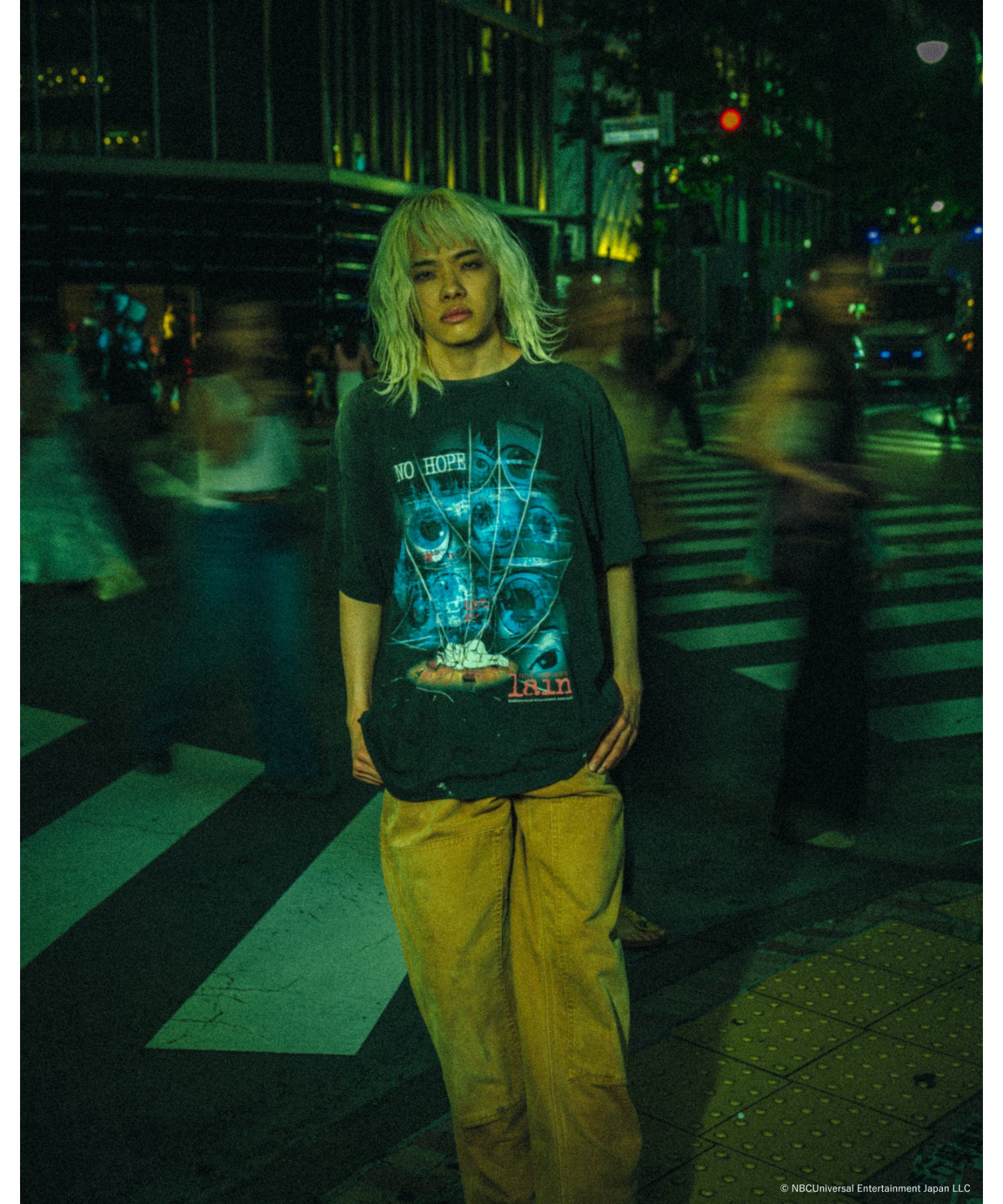 LAIN_SS T-SHIRT / NO HOPE / BLACK