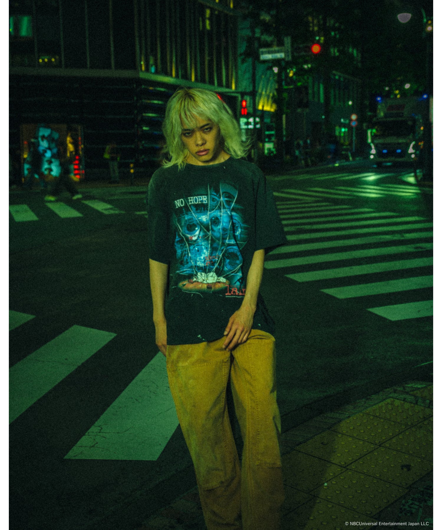 LAIN_SS T-SHIRT / NO HOPE / BLACK