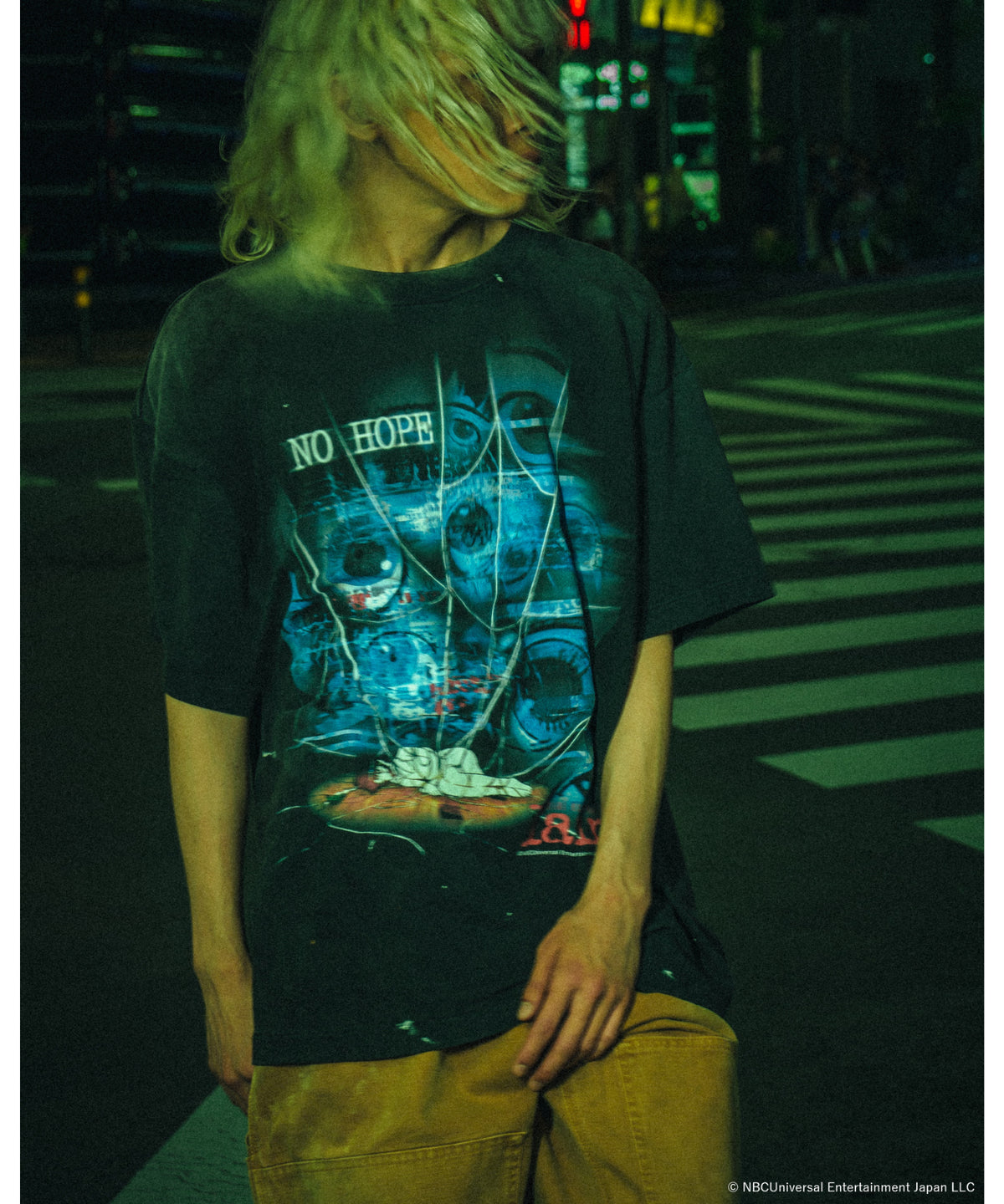 LAIN_SS T-SHIRT / NO HOPE / BLACK