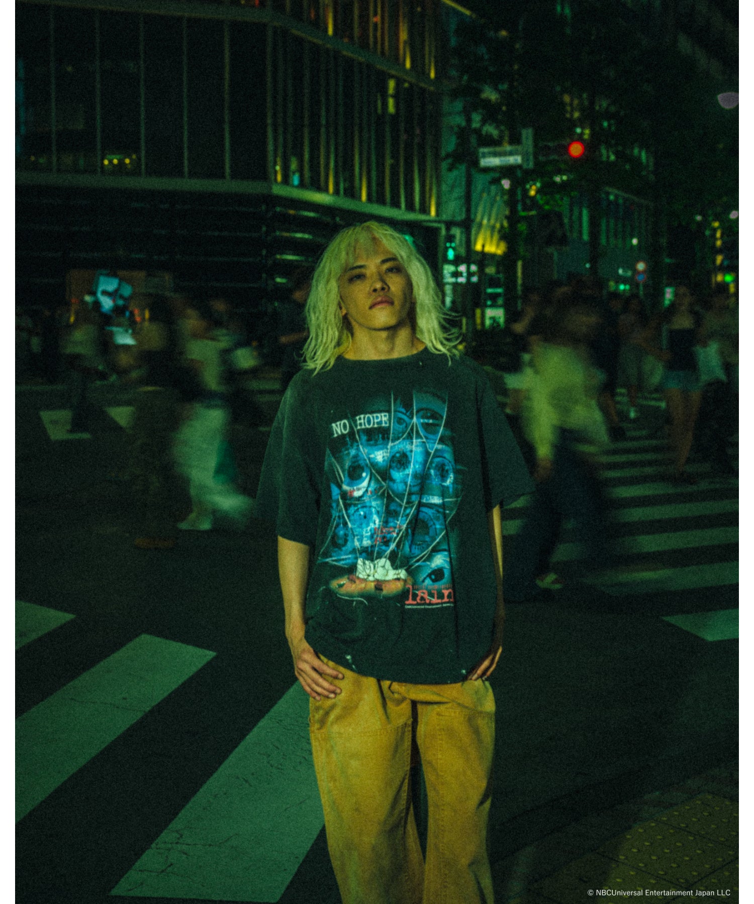 LAIN_SS T-SHIRT / NO HOPE / BLACK