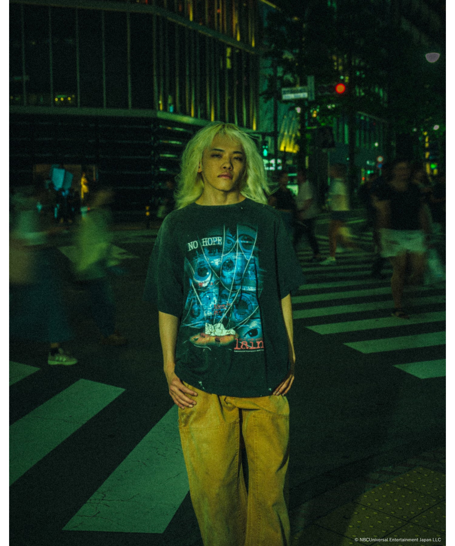 LAIN_SS T-SHIRT / NO HOPE / BLACK