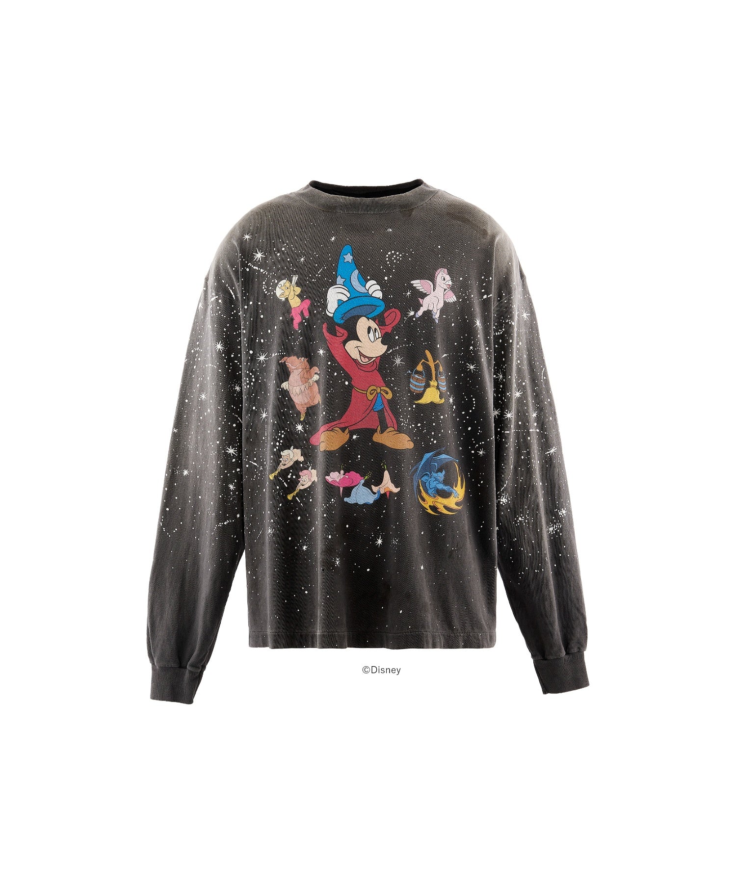 DSNY_LS T-SHIRT / FANTASIA / BLACK