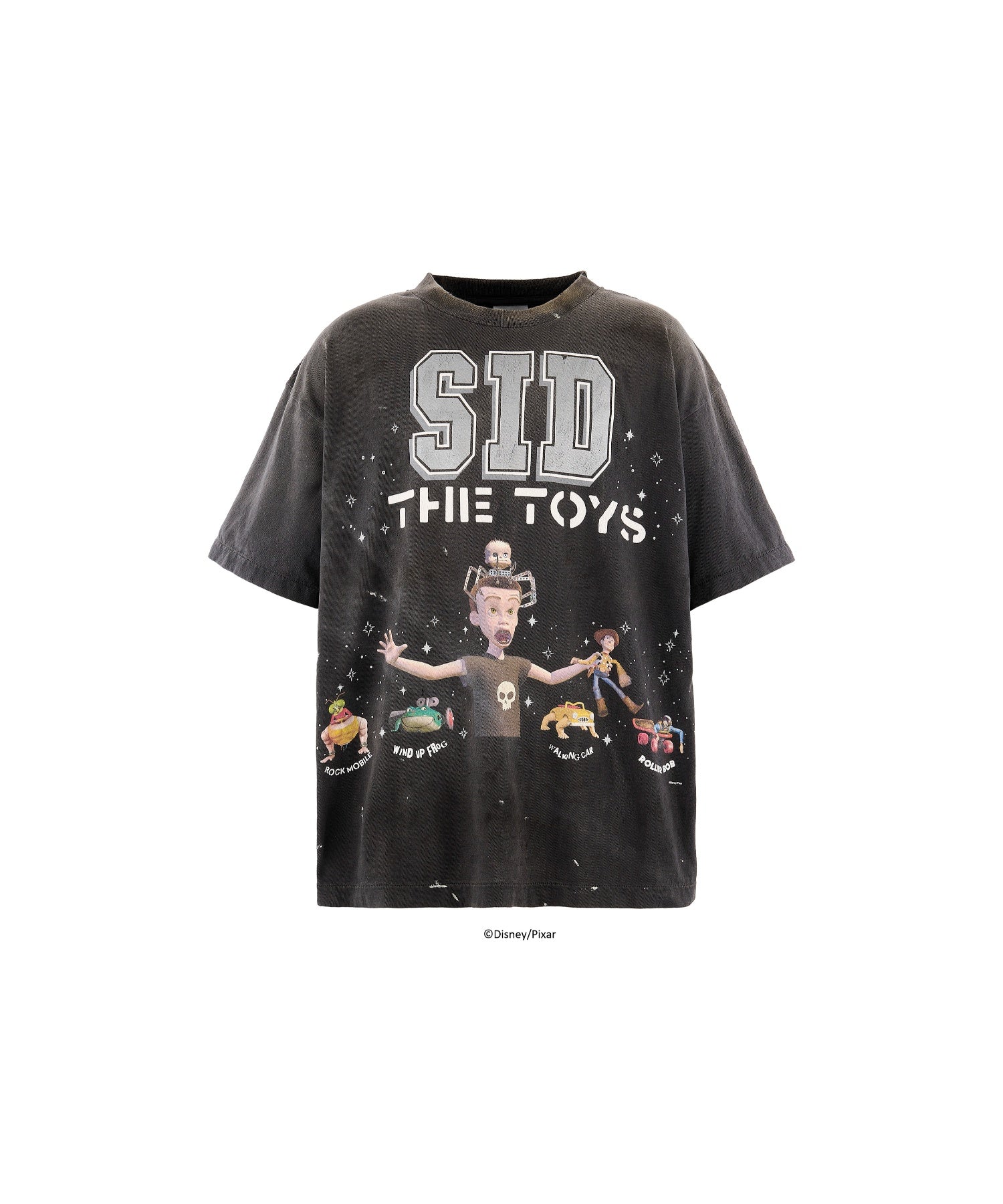 PIXAR_SS T-SHIRT / SID / BLACK
