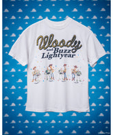 PIXAR_SS T-SHIRT / Woody&Buzz / WHT