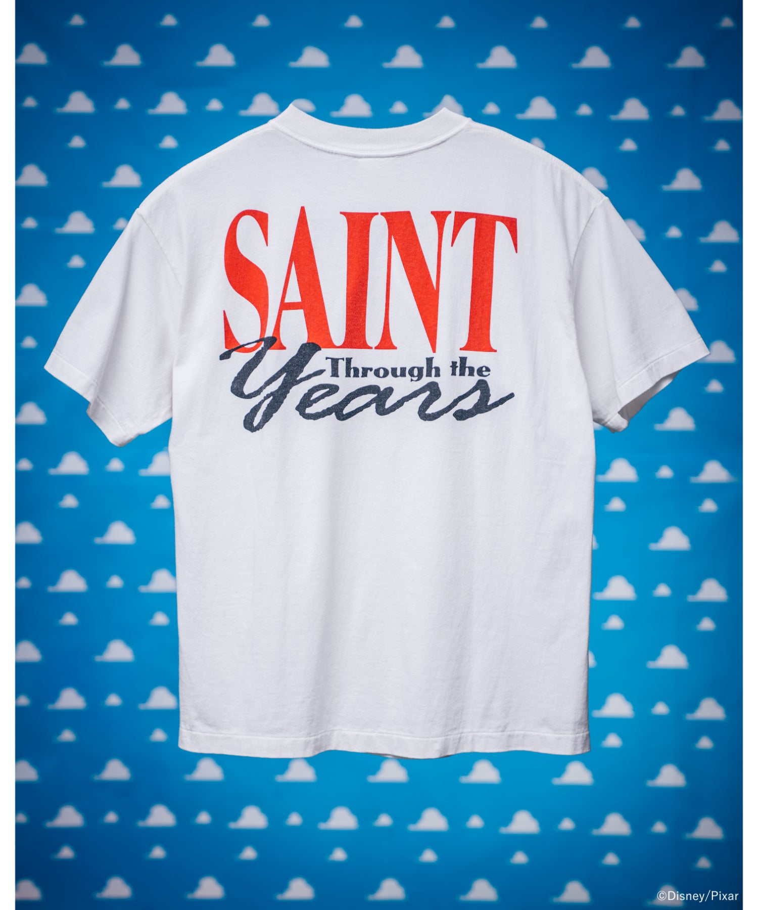 PIXAR_SS T-SHIRT / Woody&Buzz / WHT