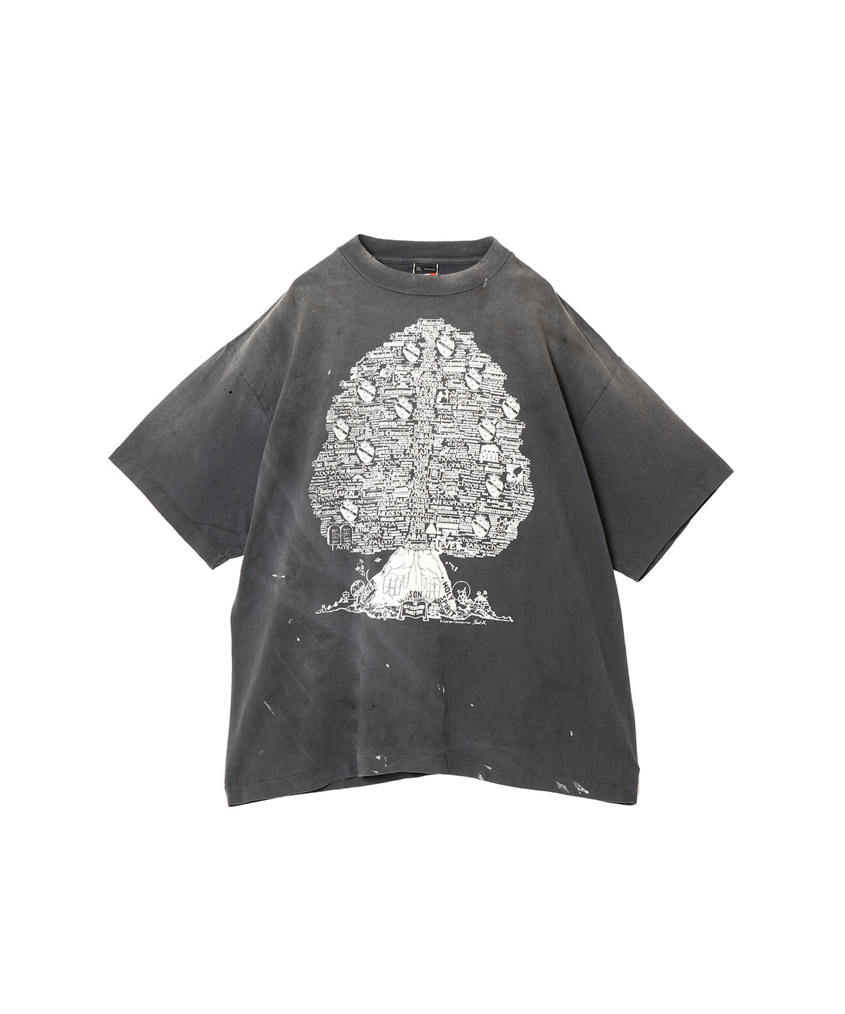 SS T-SHIRT/TREE/BLK
