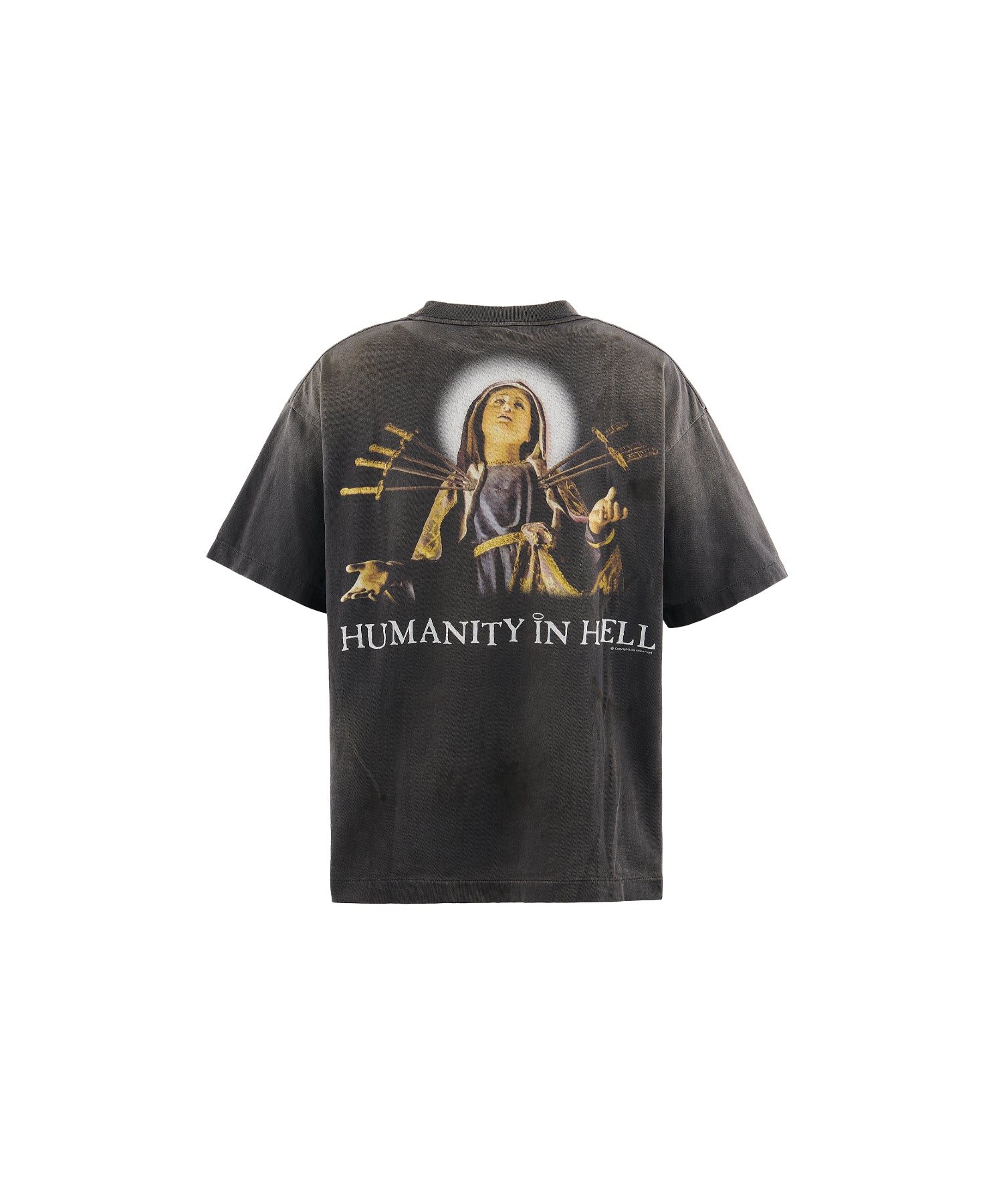 SS T-SHIRT / JESUS / BLACK - SAINT MXXXXXX (セントマイケル) - tops