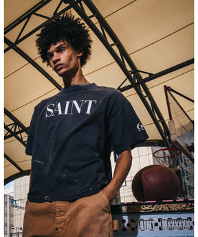 SS T-SHIRT/SAINT 6666/BLACK - SAINT MXXXXXX (セントマイケル