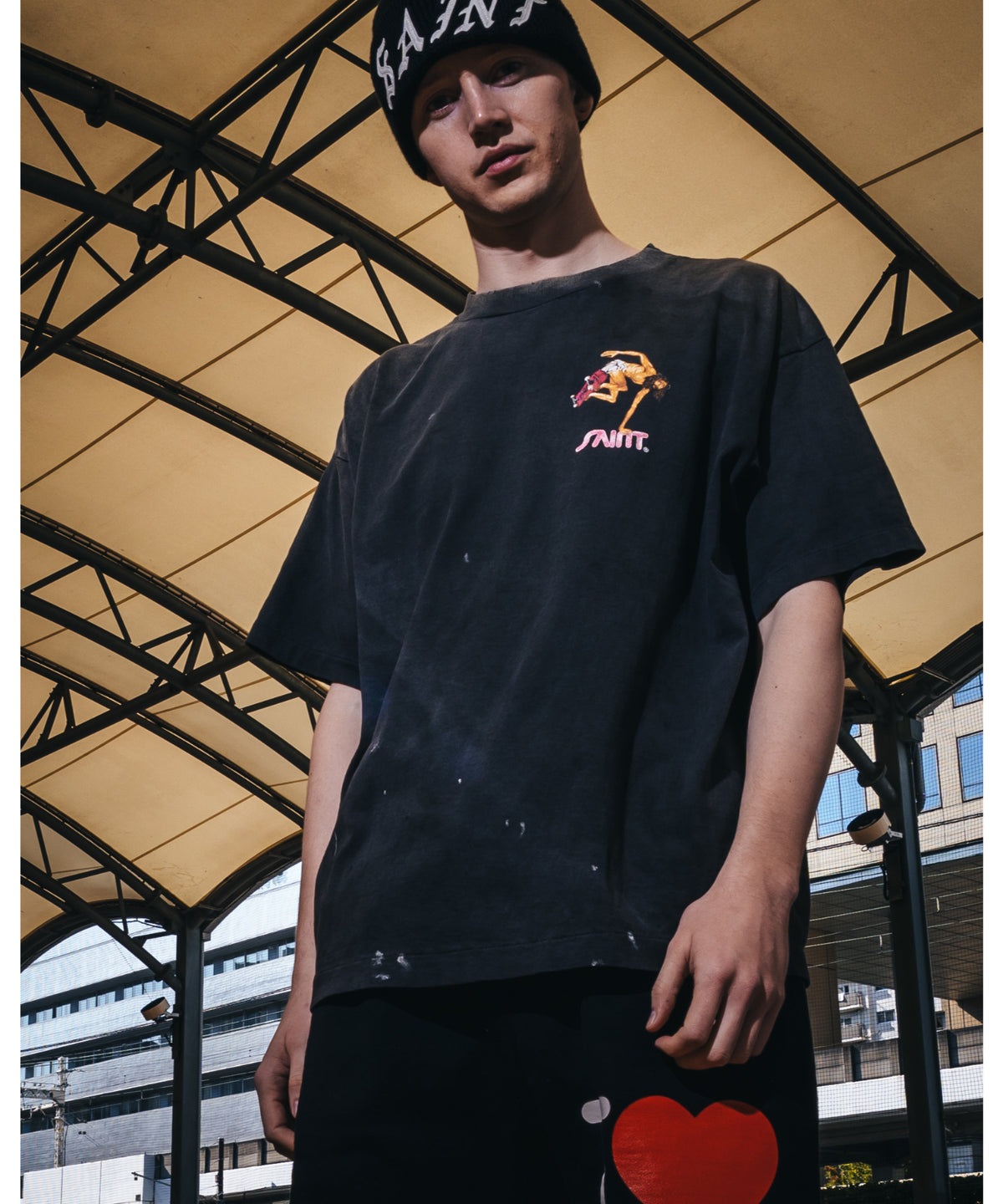 SS T-SHIRT/SKATE/BLACK