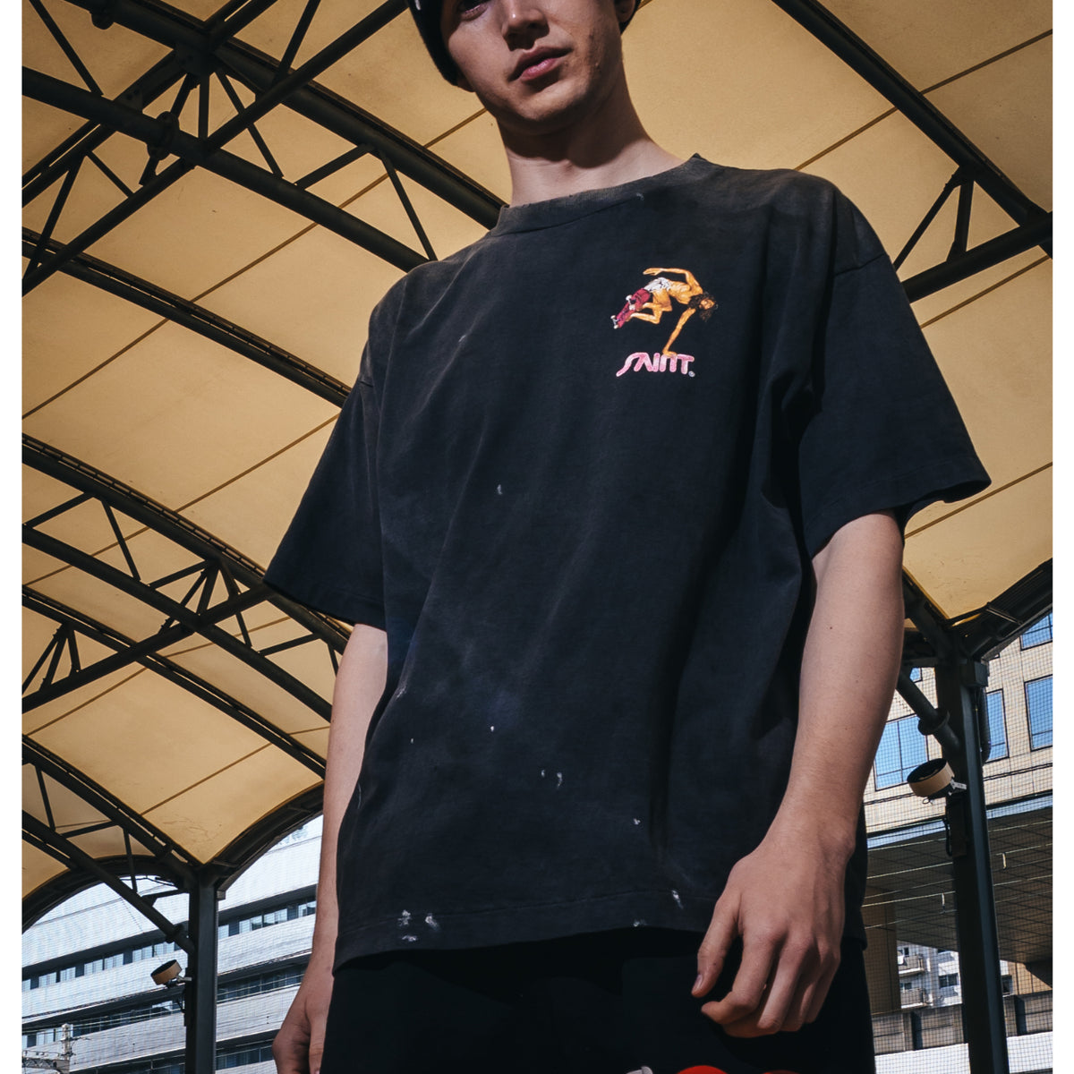 SS T-SHIRT/SKATE/BLACK - SAINT MXXXXXX (セントマイケル) - tops