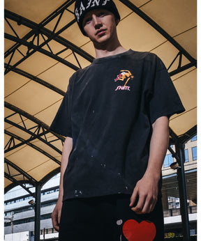 SS T-SHIRT/SKATE/BLACK - SAINT MXXXXXX (セントマイケル) - tops