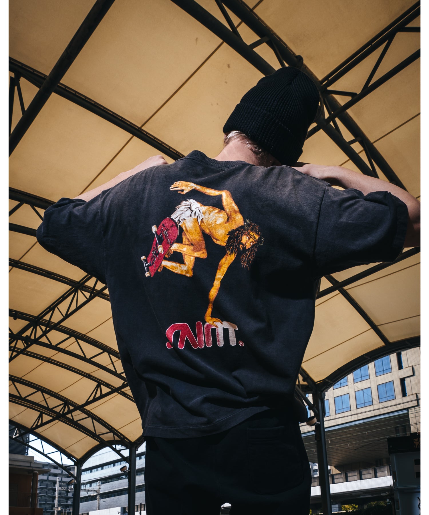 SS T-SHIRT/SKATE/BLACK - SAINT MXXXXXX (セントマイケル) - tops