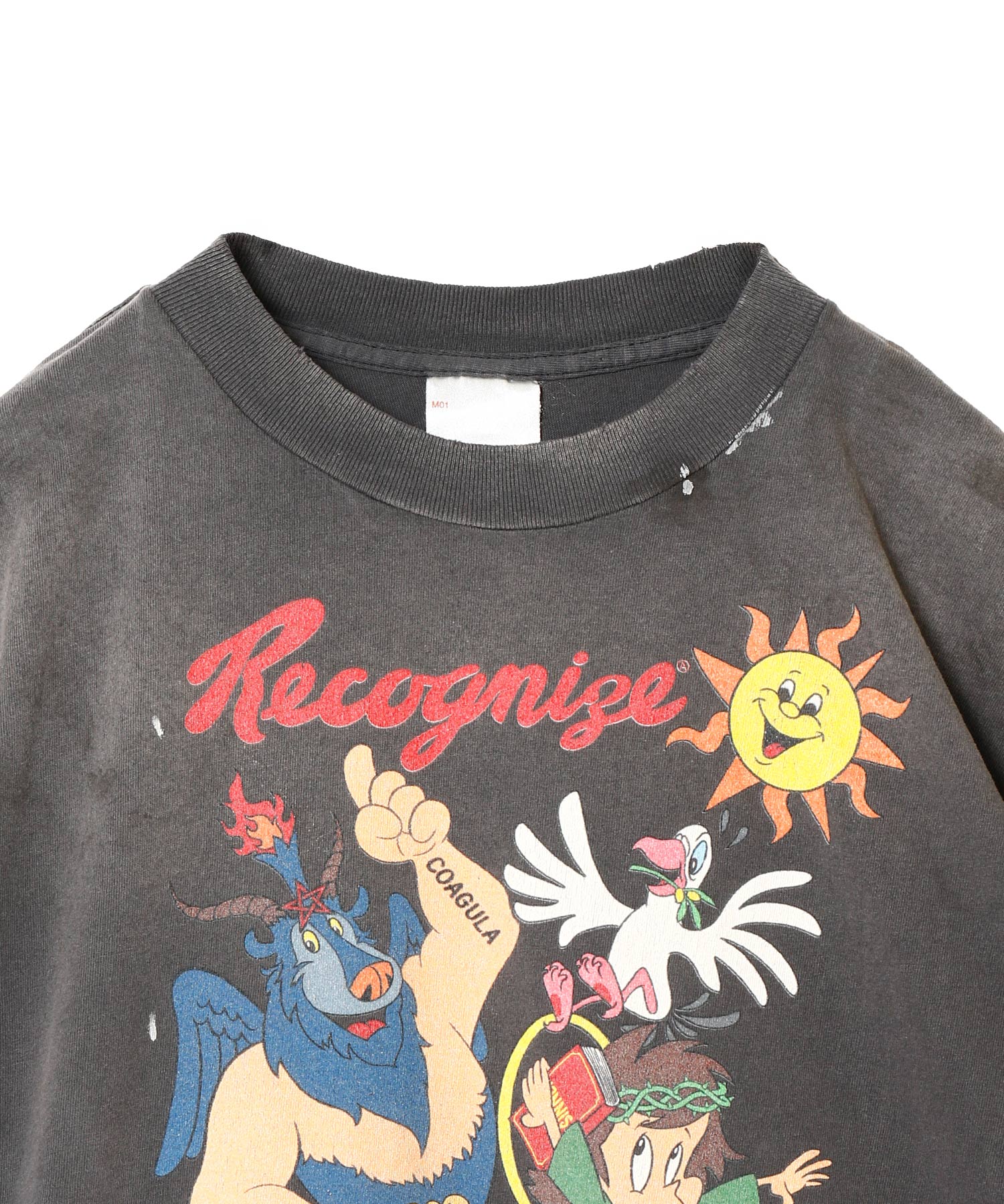 トップス SAINT MICHAEL HEAVEN SM-A21-0000-008 SS T-SHIRT/ALMITHY SAINT/BLACK - SAINT MXXXXXX (セントマイケル