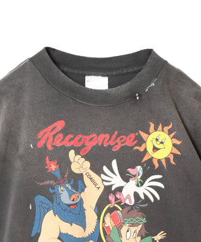 SS T-SHIRT/ALMITHY SAINT/BLACK
