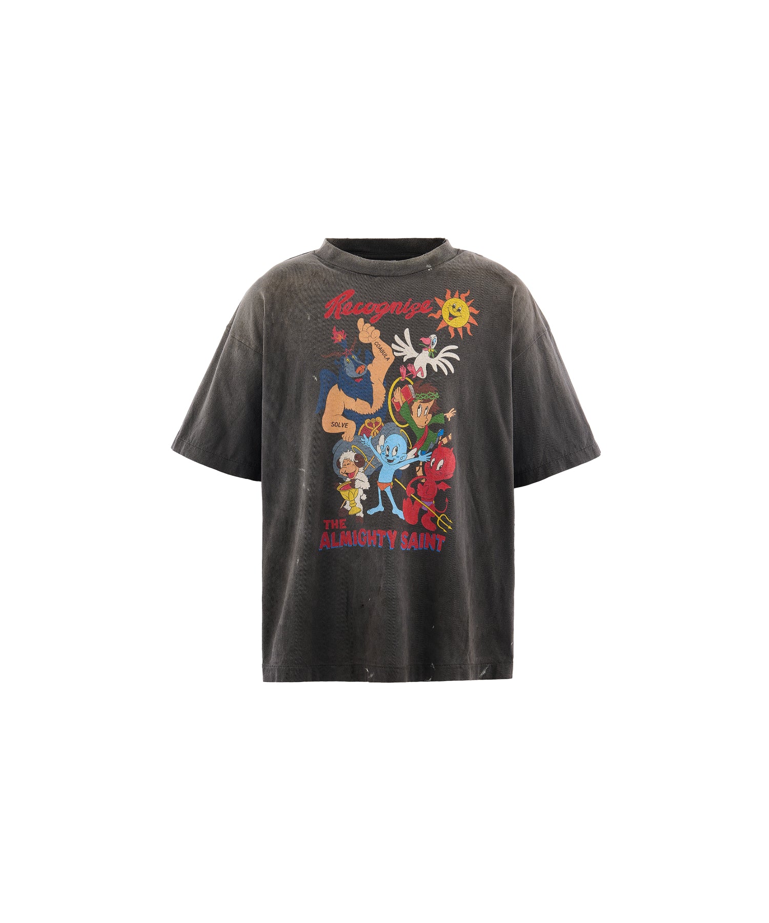 トップス SAINT MICHAEL HEAVEN SM-A21-0000-008 SS T-SHIRT/ALMITHY SAINT/BLACK - SAINT MXXXXXX (セントマイケル