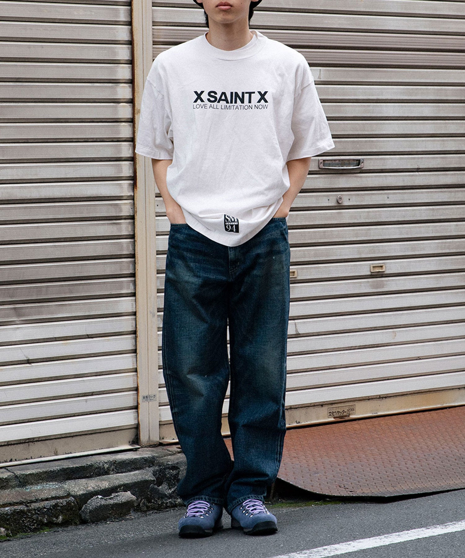 SS T-SHIRT/X SAINT X/WHITE