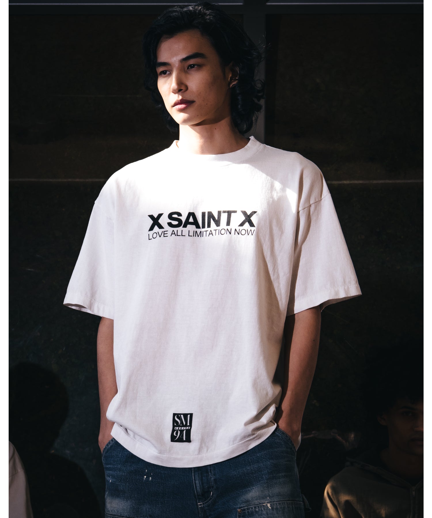 SS T-SHIRT/X SAINT X/WHITE - SAINT MXXXXXX (セントマイケル) - tops