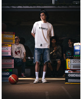 SS T-SHIRT/X SAINT X/WHITE