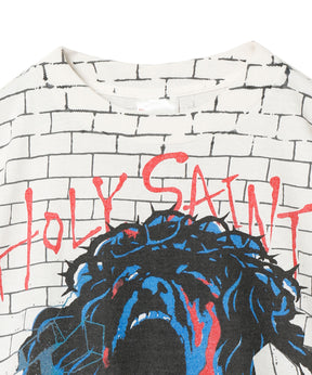 SS T-SHIRT/HOLY SAINT/WHITE