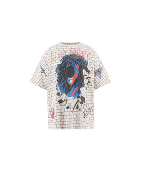 SS T-SHIRT/HOLY SAINT/WHITE