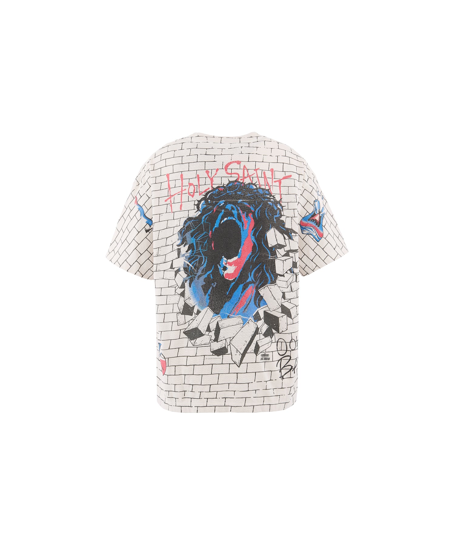 SS T-SHIRT/HOLY SAINT/WHITE