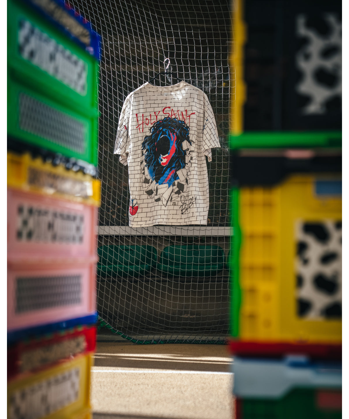 SS T-SHIRT/HOLY SAINT/WHITE