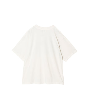 SS T-SHIRT/SAINT WORLD/WHITE