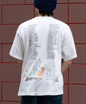 SS T-SHIRT/SAINT WET/WHITE