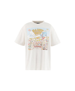 SS T-SHIRT/SAINT WET/WHITE