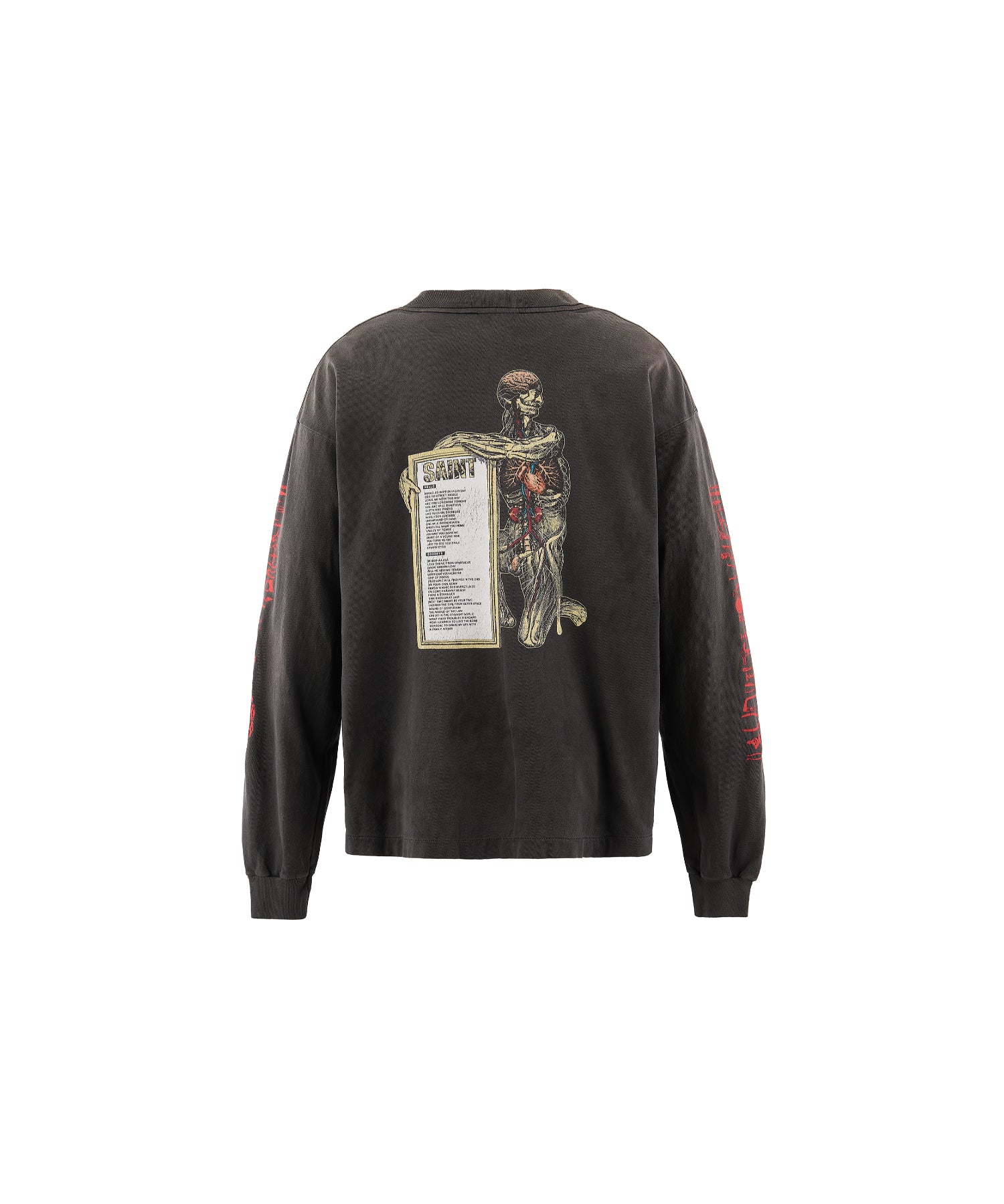 LS T-SHIRT/HEAD/BLACK